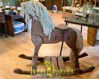 Jypsy Junkers.Wooden Rocking Horse