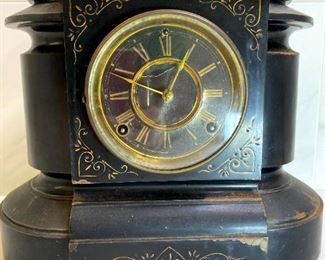 USA Ansonia Metal Mantel Clock