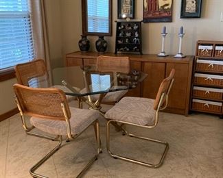 Chromecraft table and chair set is SOLD