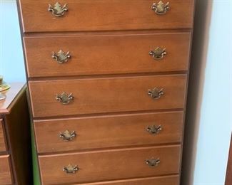 	#48	Chest of drawers with 6 drawers31"x17"x51"	 $75.00 		