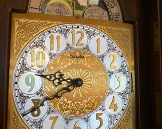 	#63	Daneker "The Diplomat" made in Boston, MA grandmother clock 77"Hx17"x10"	 $200.00 		