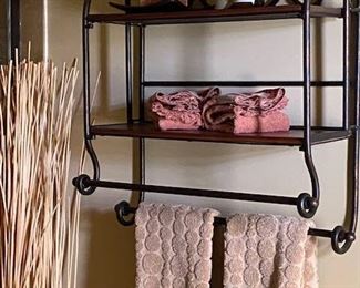 Towel bars wall cabinet