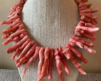 Gretchen Shields One-of- a kind Coral Necklace