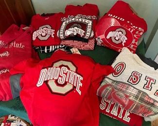 Ohio State T shirts and sweat shirts