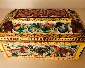 Antique Ceramic Box