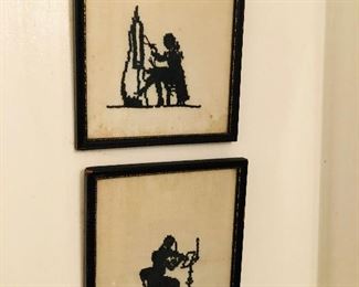 Silhouette embroidery 