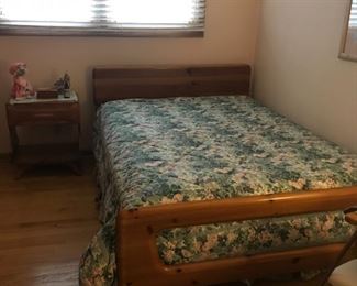 Mid-century pine bedroom set