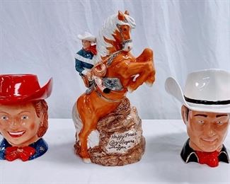  A Collection of Roy Rogers Cookie Jars
