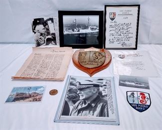 Historical Military USS Autographed Pueblo Lot