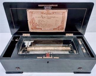 Antique Allard and Sandoz Geneve Cylinder Music Box 