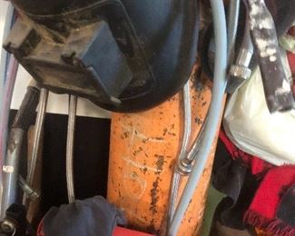 Acetylene torches, bottles, lines