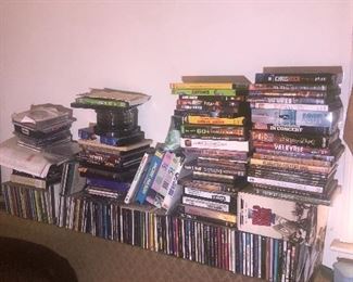 Hundreds of CDs