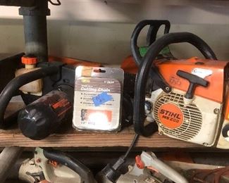 Many stihl chainsaws