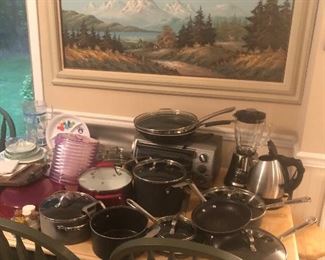 Lots of kitchenware