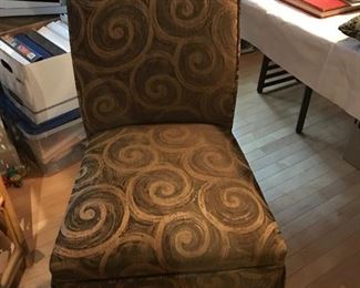 Eight of these custom upholstery