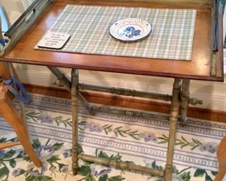 FRENCH REPRODUCTION TRAY TABLE/STAND