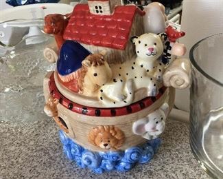 Noah's Ark cookie jar