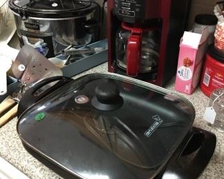 Electric skillet, Mr. Coffee, Crockpot