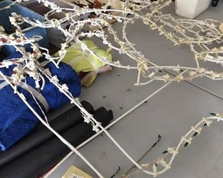 Lighted Christmas yard ornaments