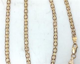14KT GOLD NECKLACE 12.1g, 22’’L