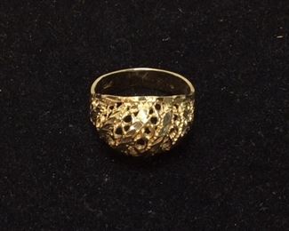 14K GOLD RING 3.8G SIZE 7