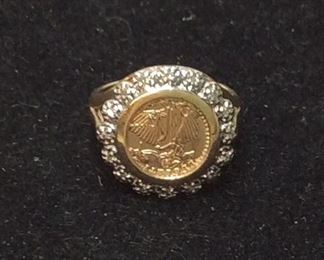 10K GOLD RING 3.3G SIZE 4