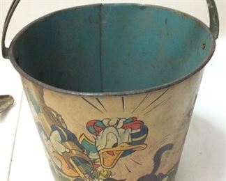 1938 OHIO ART WALT DISNEY, MICKEY, DOANLD DUCK