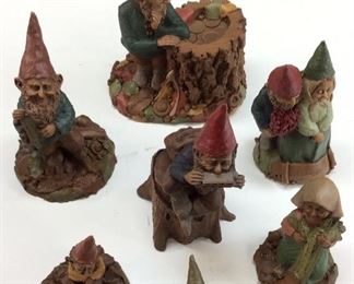7 TOM CLARK RESIN GNOMES