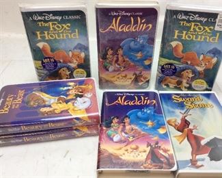 1ST ED. DISNEY VHS MOVIES