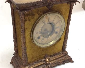 ANTIQUE MANTLE GW & AC BANFORD CLOCK
