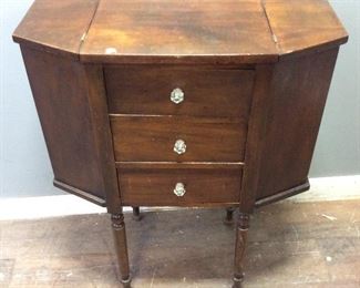 ANTIQUE SEWING CABINET