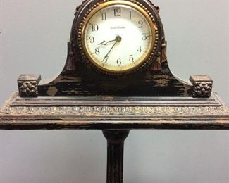 VINTAGE SETH THOMAS CLOCK ON STAND
