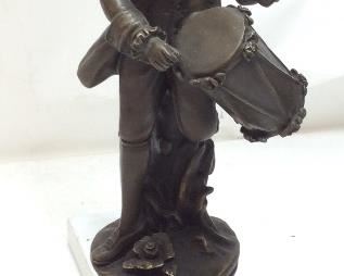 VTG. BRONZE SCULPTURE BY MILO, MIGUEL FERNANDO LOPEZ