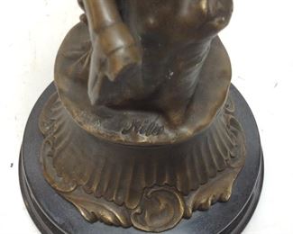 VTG. BRONZE SCULPTURE BY MILO, MIGUEL FERNANDO LOPEZ
