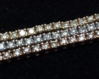 14KT GOLD DIAMOND BRACELET