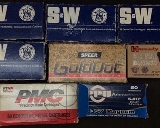 ASSORTED CENTERFIRE PISTOL AMMO