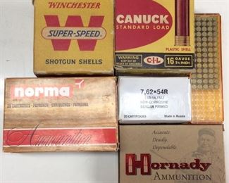 ASSORTED SHOTGUN AND RIFLE AMMO
