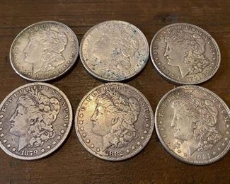 Assorted Morgan Dollars