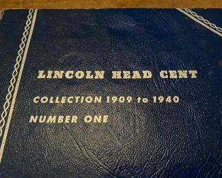 Partial Lincoln Penny Book Number One