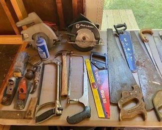 Saws and Assorted Hand Tools