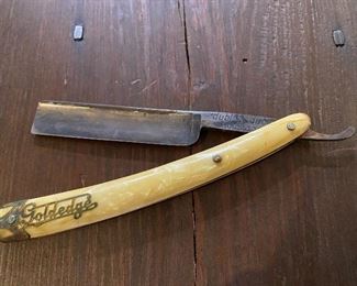 Double Duck Goldedge Straight Razor