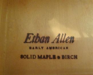 Inside of bedroom set