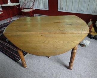 Antique drop leaf table