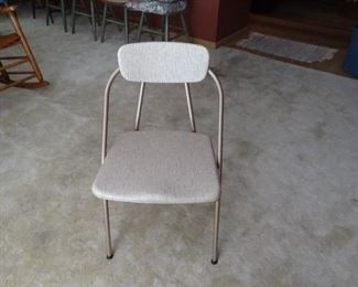 Eames era card table and chairs.  4 chairs - all in excellent shape