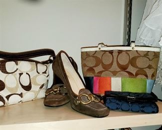 Coach, handbags,  Coach shoes