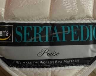 Sertapedic Full Mattress and BS