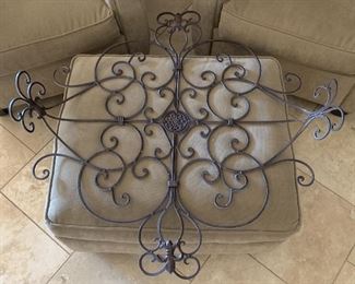 Decorative Metal Wall Art (bent to fit the window)