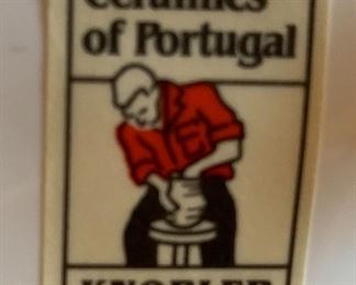 Ceramics of Portugal Knobler