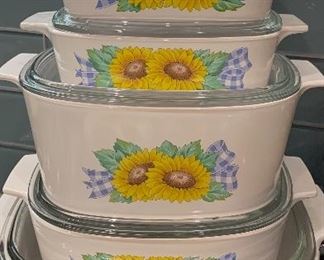 Sunflower Corning 10-pc Set 