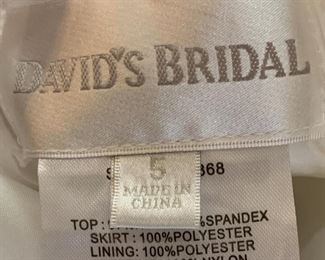 David's Bridal Flower Girl Dress Size 5